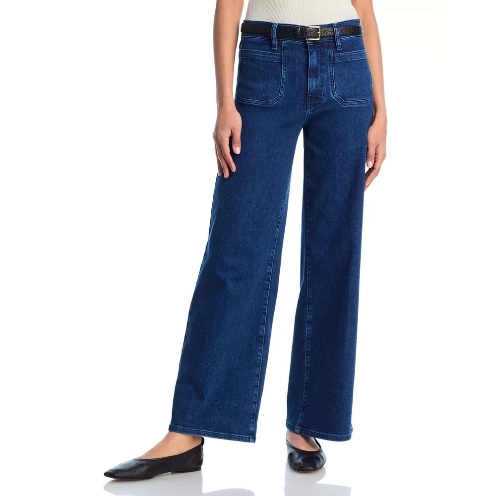 FRAME Le Slim Palazzo Modernist Pocket Jeans in Loner Size 24